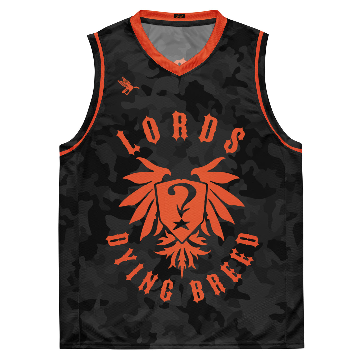 Pure Blood Hardwood Jersey - Black Camo/Orange