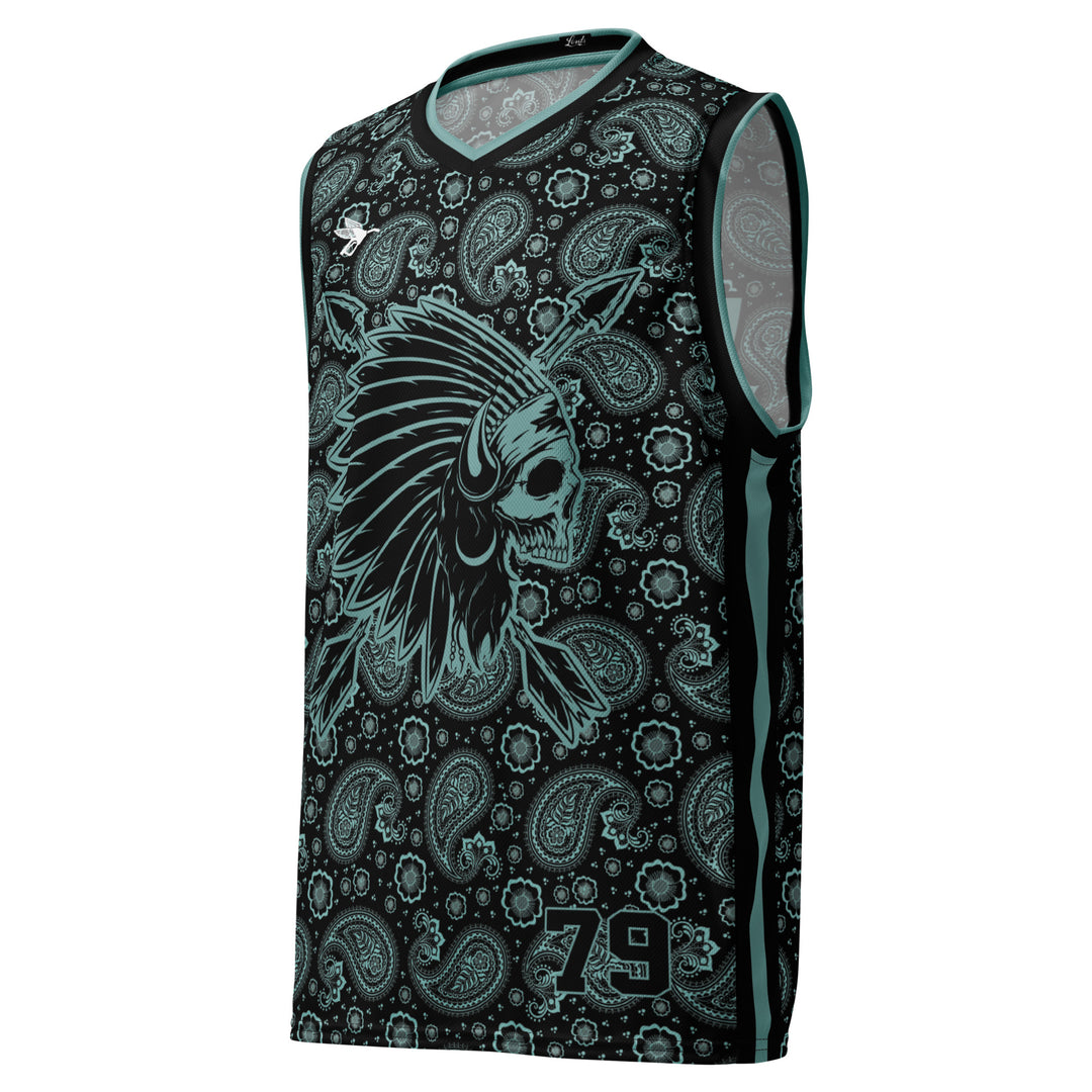 Chief Rocka Hardwood Jersey - Baja Blue Paisley