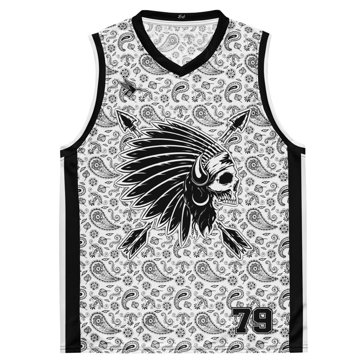 Chief Rocka Hardwood Jersey - White Paisley