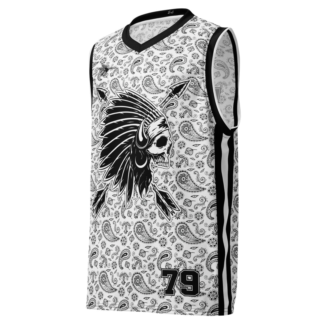 Chief Rocka Hardwood Jersey - White Paisley