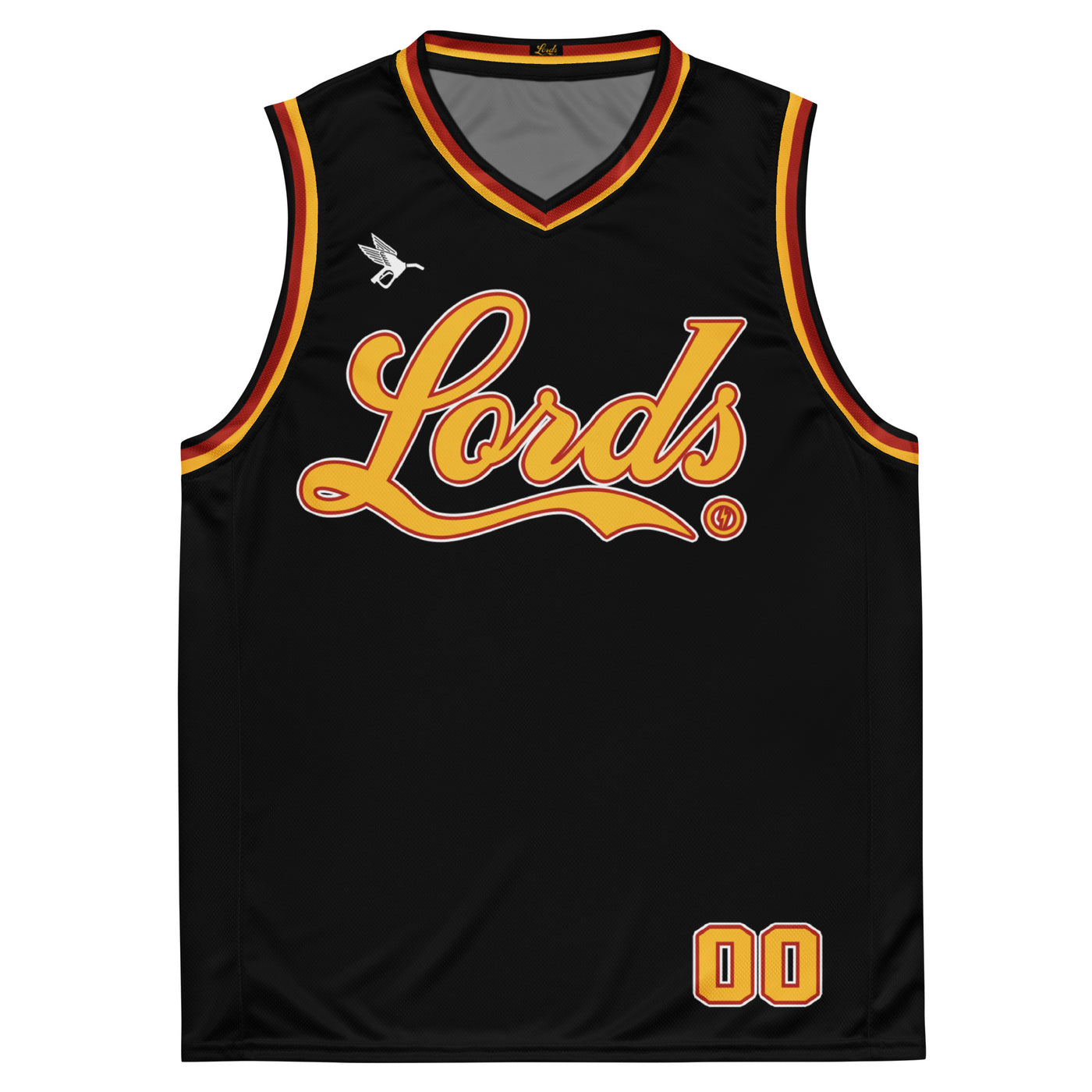 Custom Gino Hardwood Jersey - Black
