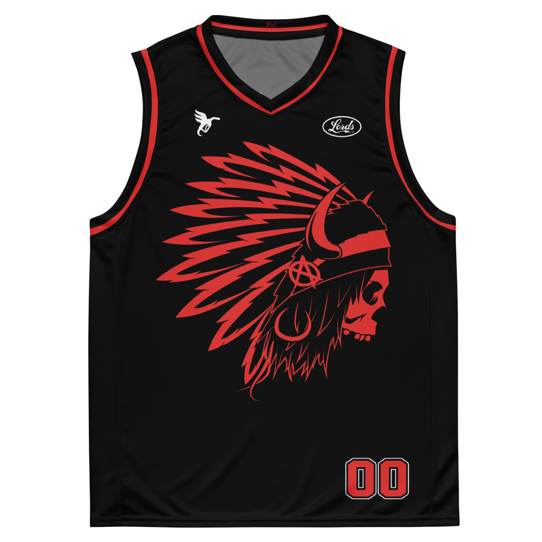 Maillot personnalisé OG Chief Hardwood - Noir/Orange