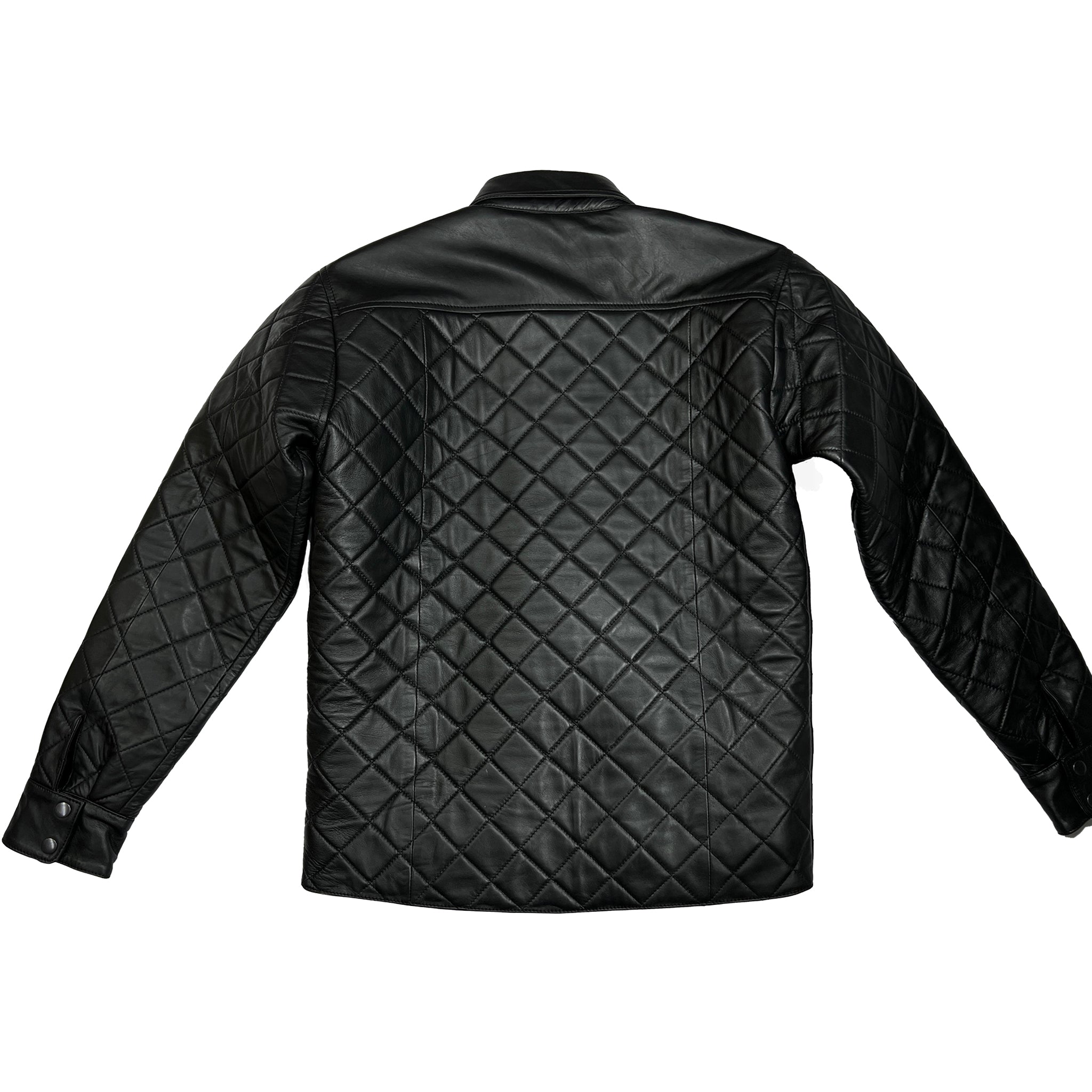 Lords x Cleaver Culture Regulator Jacket - Black Leather Sherpa