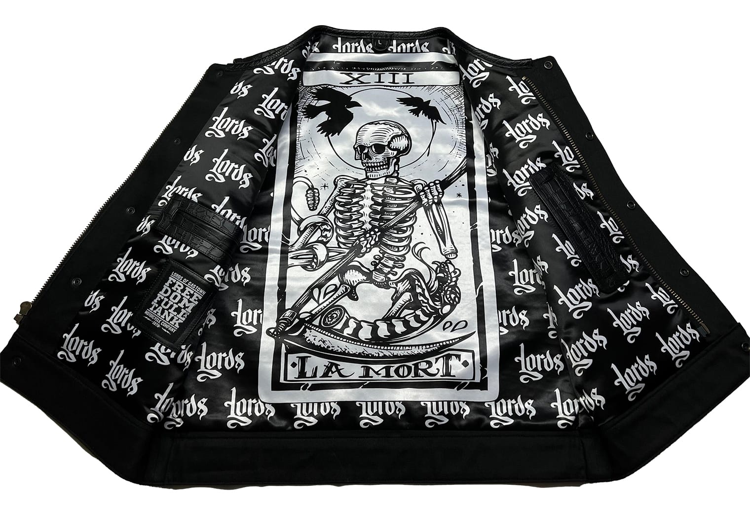 Lords x Cleaver Culture Moto Vest - Black Crocodile – Lords Lords x Cleaver Culture Moto Vest - Black Crocodile – Lords