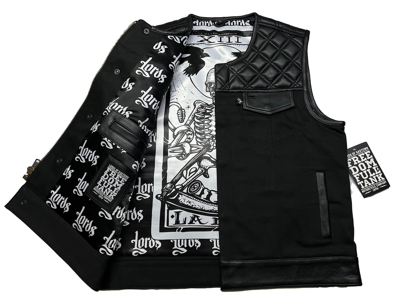 Lords x Cleaver Culture Moto Vest - Black