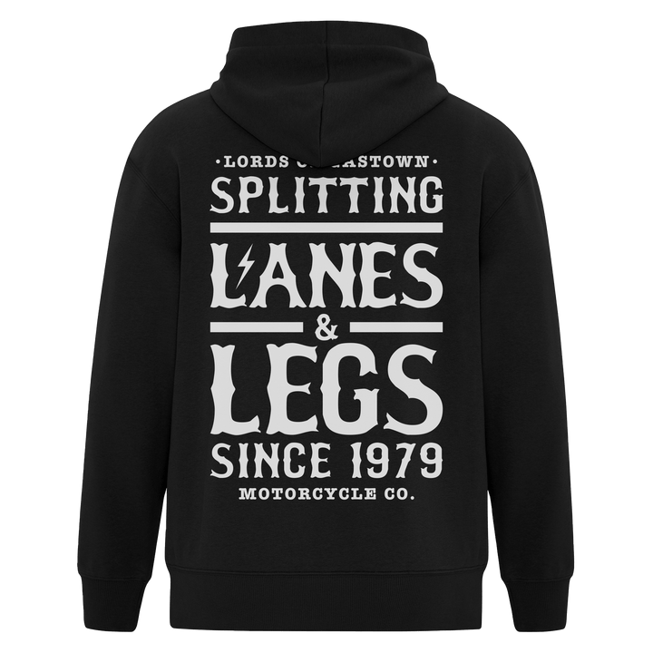 Sudadera con capucha y cremallera Splitting Lanes