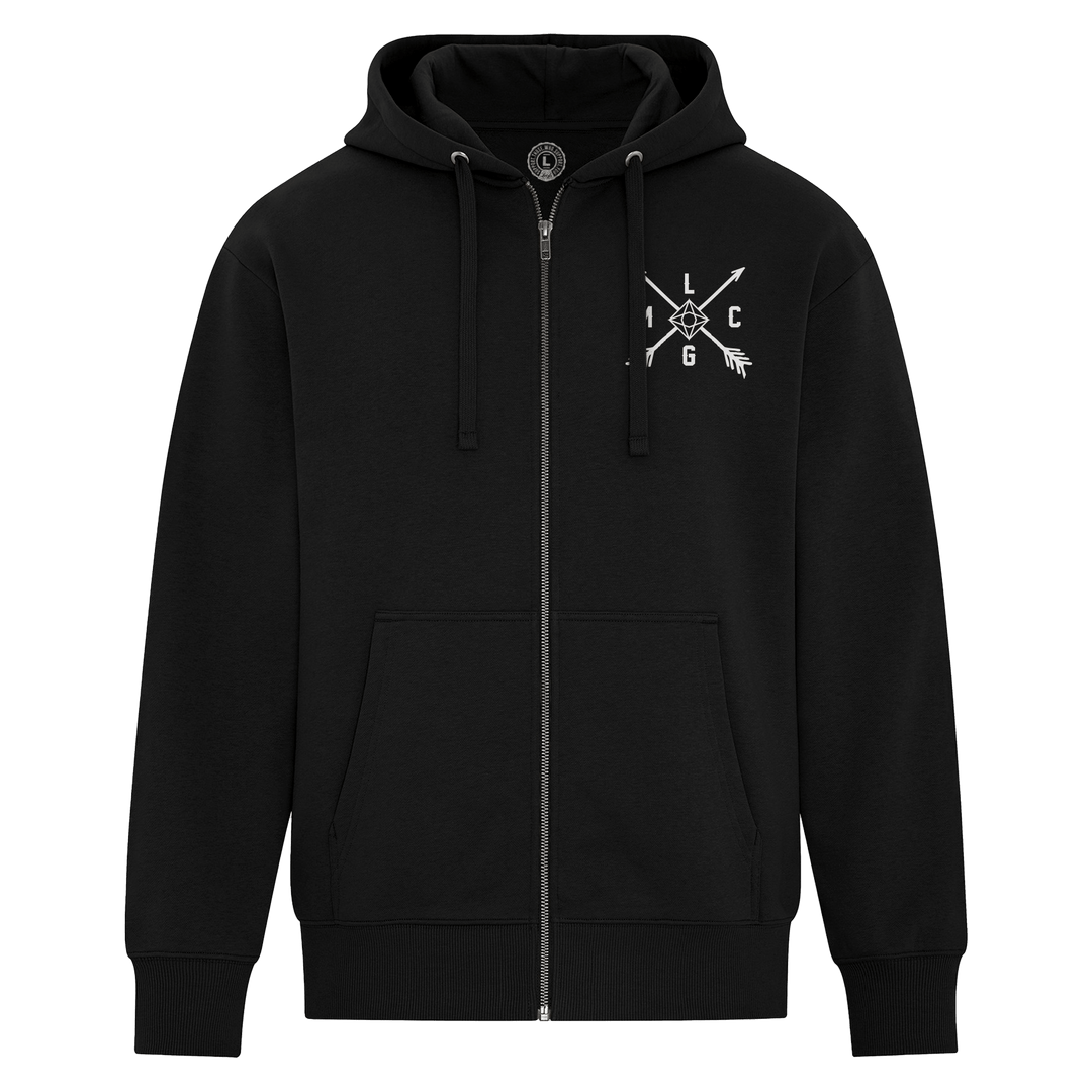 Sudadera con capucha y cremallera Splitting Lanes