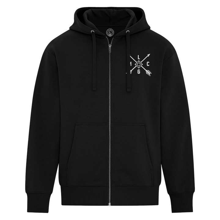 Sudadera con capucha y cremallera Splitting Lanes