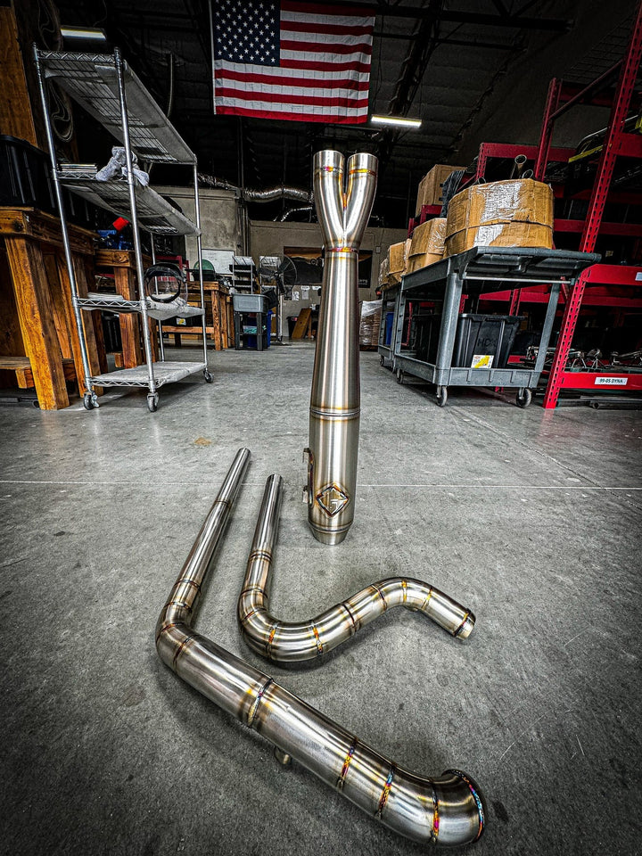 SP Concepts - 1996-2016 TC Bagger - Full Length Turnpike Works Edition Exhaust