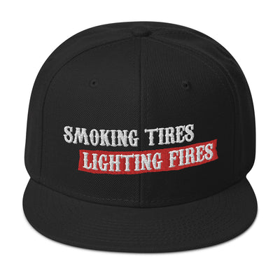 Smoking Tires Snapback Hat