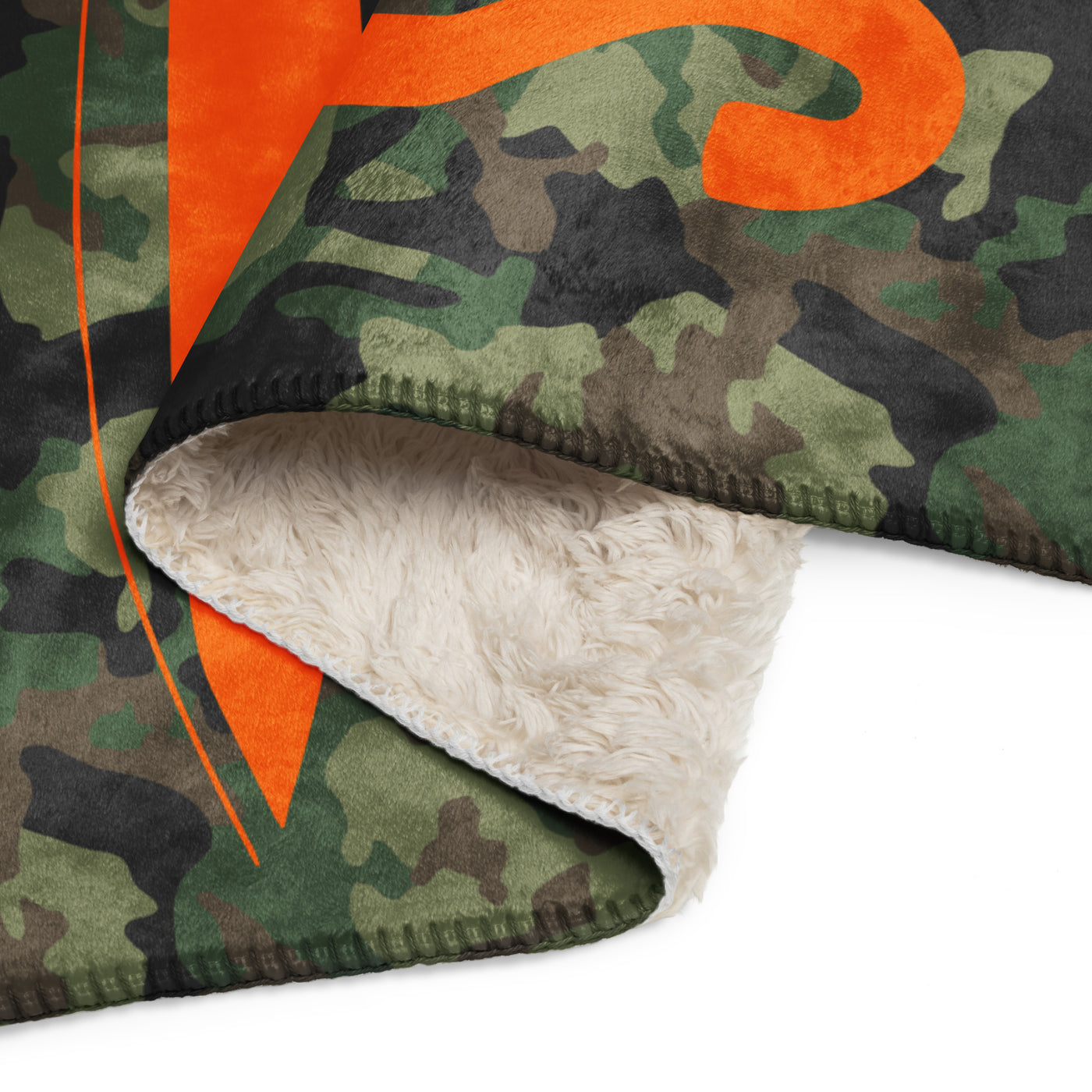 Dagger Squad Sherpa Blanket - Woodland Camo