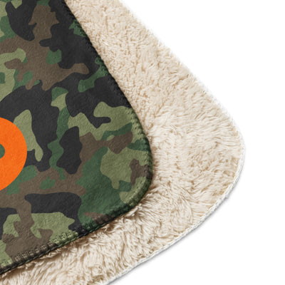 Dagger Squad Sherpa Blanket - Woodland Camo