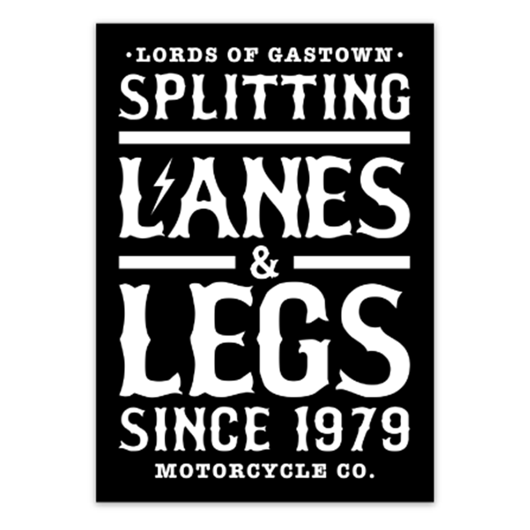 Splitting Lanes & Legs Sticker
