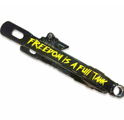 Lords x Freedom is a Full Tank Die Cut Swingarm Decal