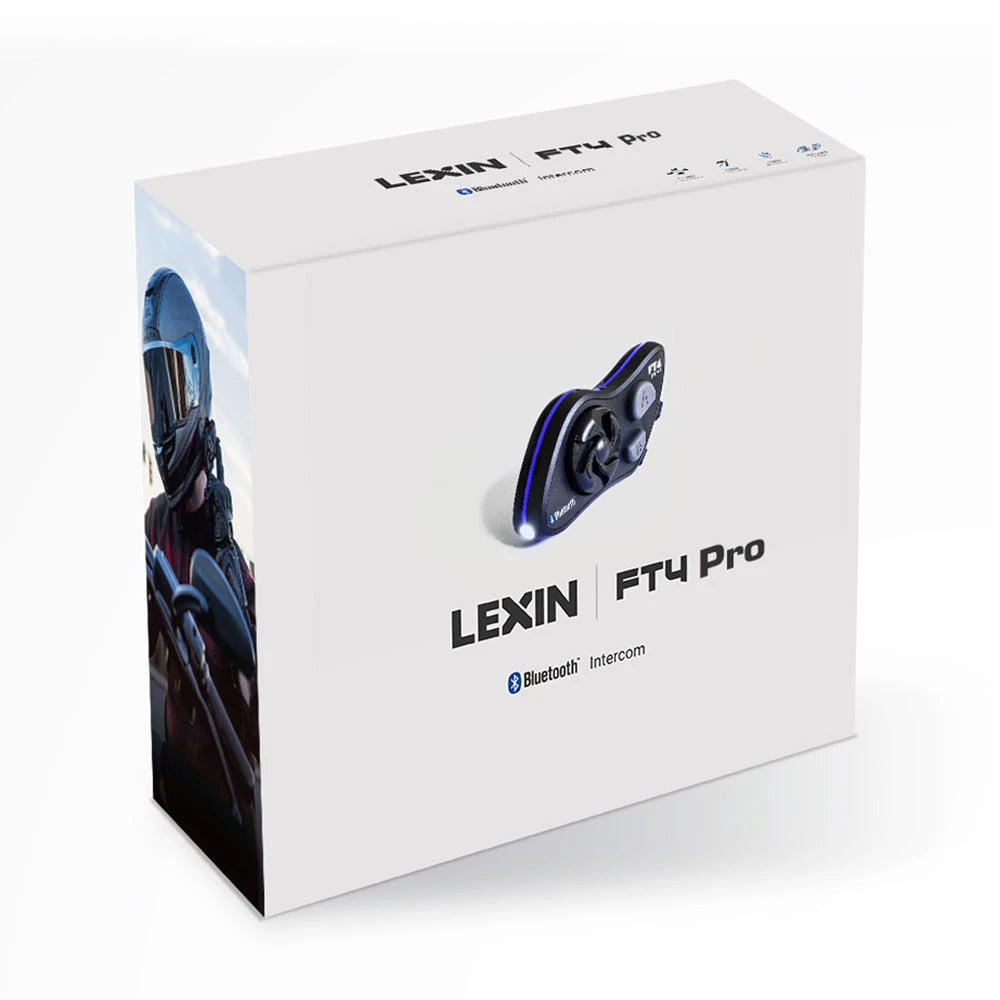 Lexin FT4 Pro Helmet Bluetooth Intercom