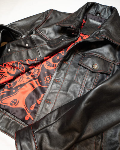 Steazy Ryder Cruiser Jacket - Black Leather