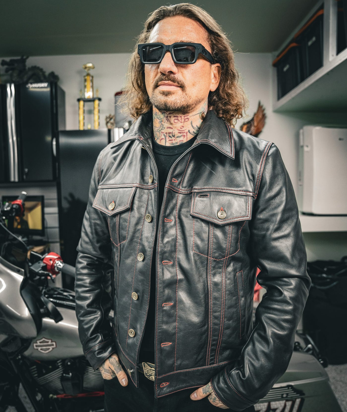 Steazy Ryder Cruiser Jacket - Black Leather