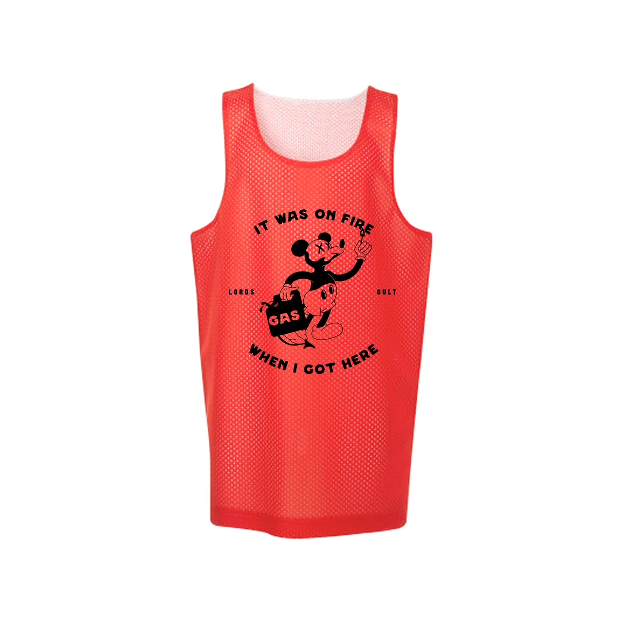 On Fire Mesh Basketball Jersey