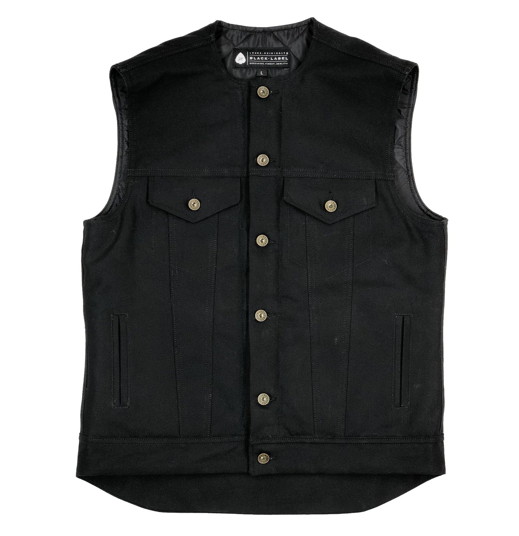 Apache Cut Canvas Vest – Lords Of Gastown Motorcycle Company